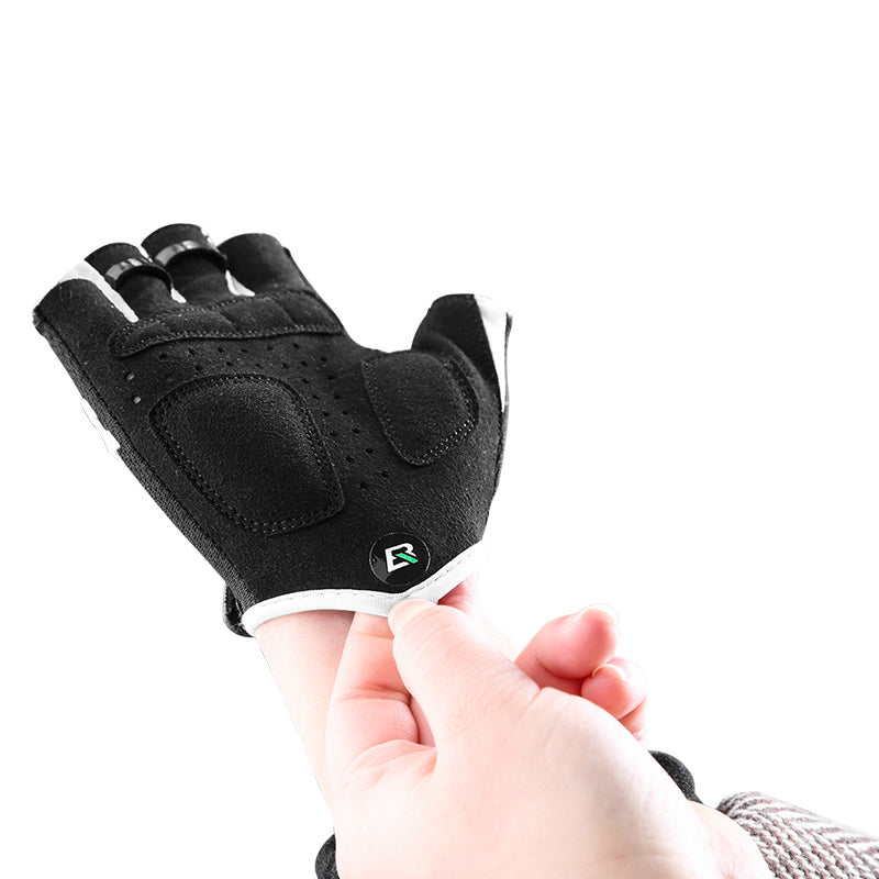 ROCKBROS S145 Cycling Gloves For Kids Bike Breathable Sports Glove Gel Pad Half Finger Shockproof Boys Girls
