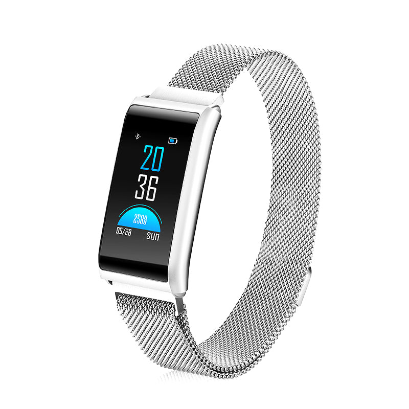 R02 TFT Color Waterproof Blood Pressure Measure Heart Rate Monitor Smart Wristband Bracelet