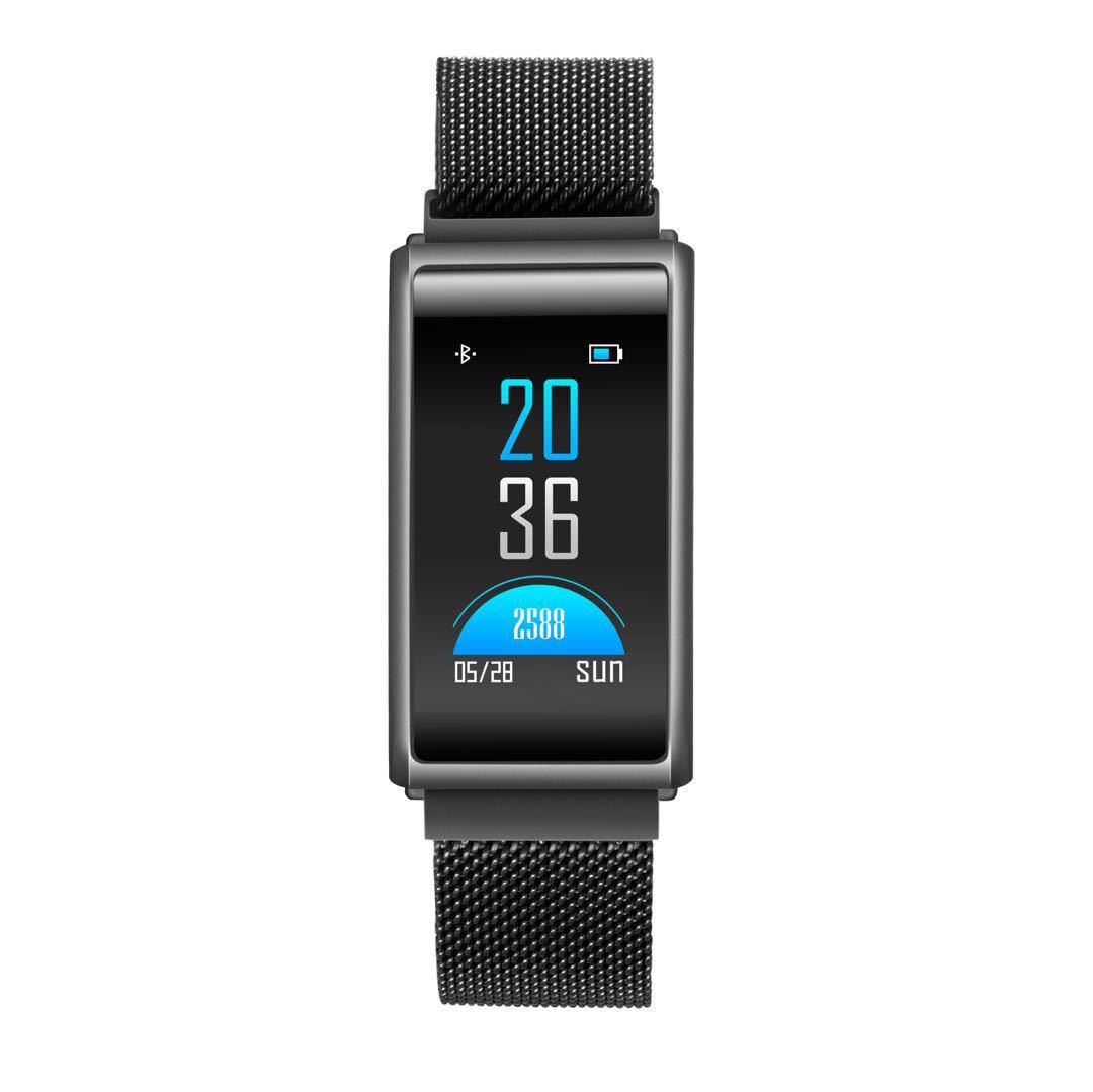 R02 TFT Color Waterproof Blood Pressure Measure Heart Rate Monitor Smart Wristband Bracelet