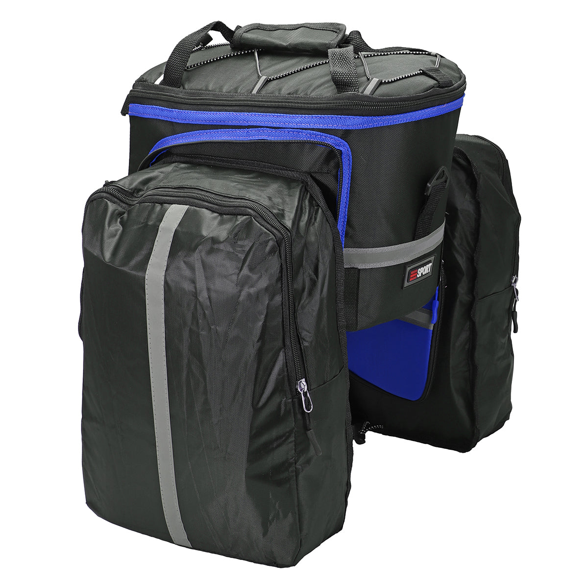 BIKIGHT Bike Bicycle Luggage Bag Large Capacity Scalable Waterproof Cycling Pannier Rear Bag