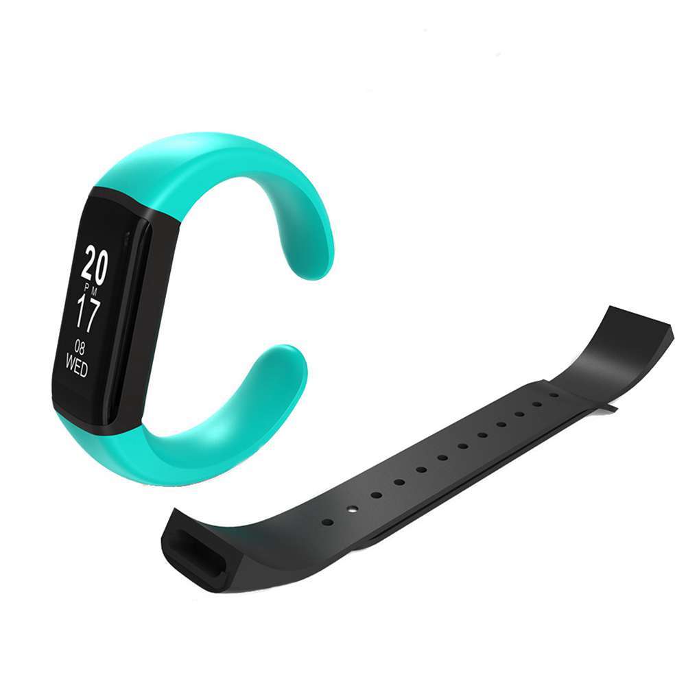 Bakeey L55S 0.87OLED Convertible Blood Pressure HR Monitor Fitness Tracker Smart Bracelet