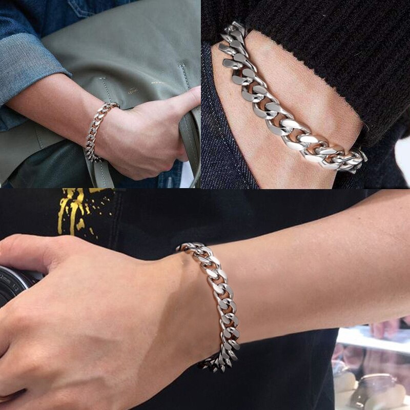 Stainless Steel Curb Chain Necklaces