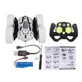 RC Stunt Car 2.4G 4WD 360° Rotate LED Lights Remote Control Off Road Double Sided Vehicles Model Kids Children Toys