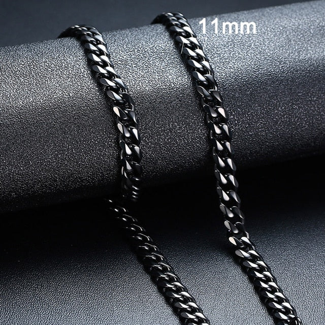 Stainless Steel Curb Chain Necklaces