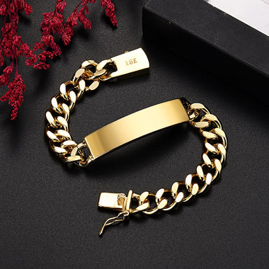 18K Gold Chain Bracelets