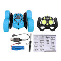 RC Stunt Car 2.4G 4WD 360° Rotate LED Lights Remote Control Off Road Double Sided Vehicles Model Kids Children Toys