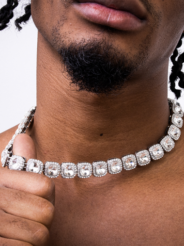 White Gold Chain Nacklace