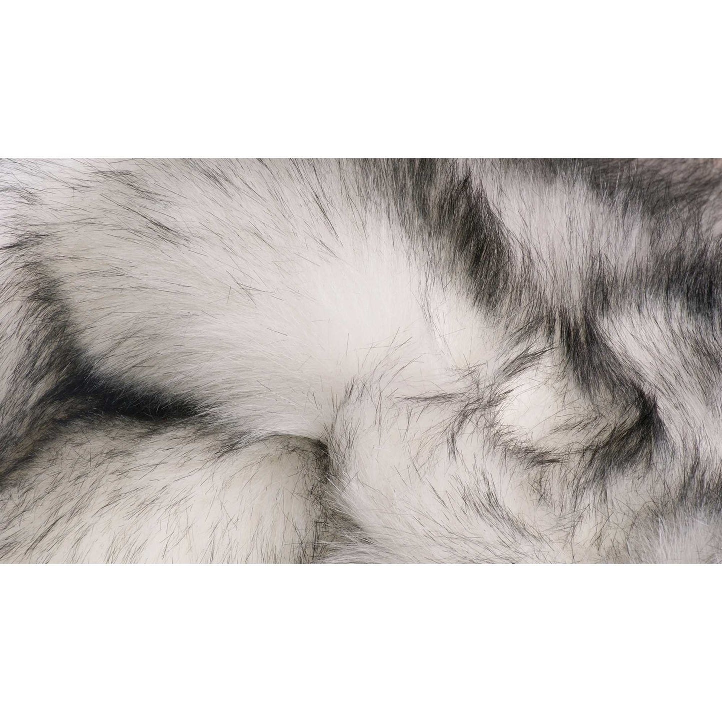 3' X 5' Ombre Gray Faux Fur
