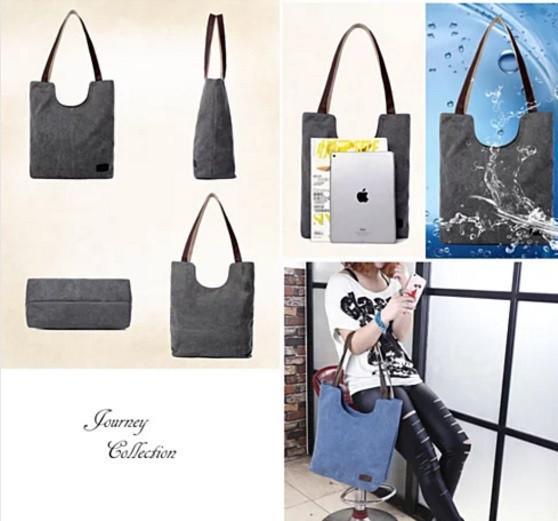 NATURA Cotton Canvas Tote By Journey Collection