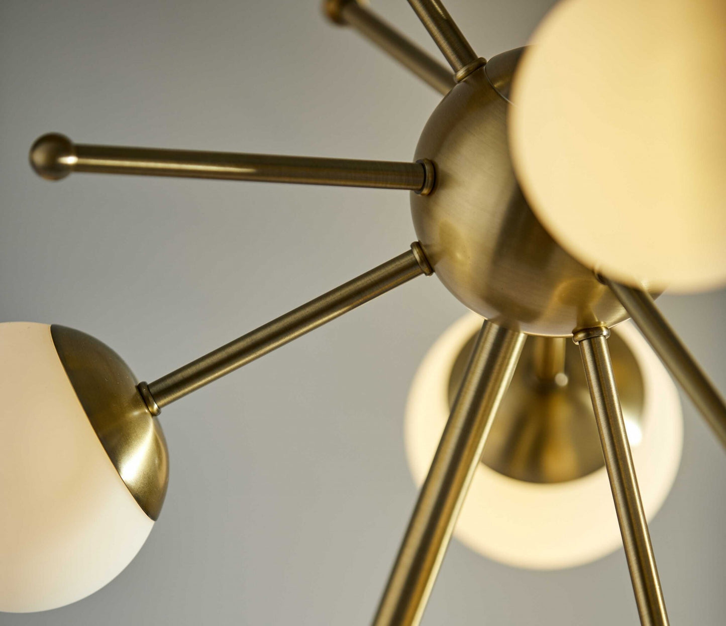 Orbital Sphere Brass LED Table Lamp