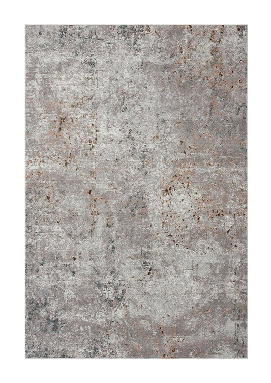 5' x 8' Light Gray Modern Abstract Area Rug