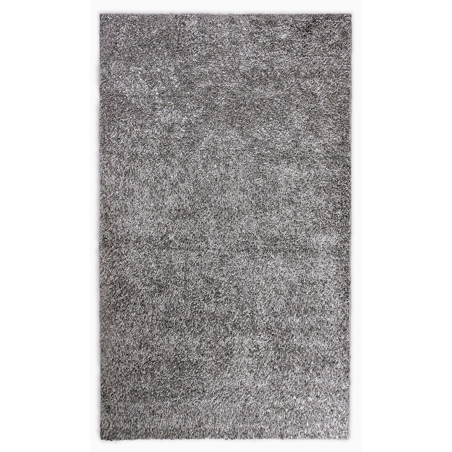 2' x 8' Dark Gray Contemporary Runner Rug