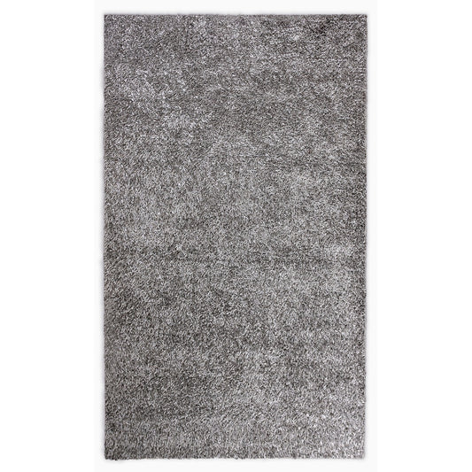 2' x 8' Dark Gray Contemporary Runner Rug