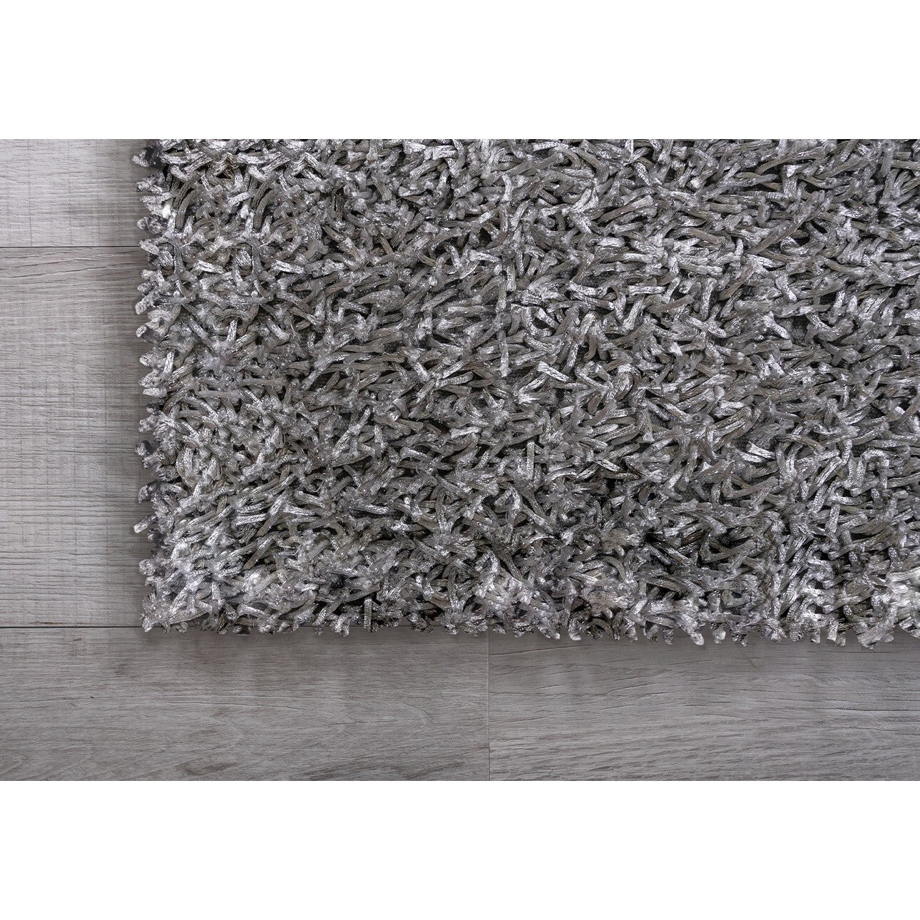 2' x 8' Dark Gray Contemporary Runner Rug