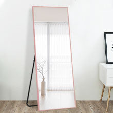 Freestanding Rose Gold Full-length Floor Mirror