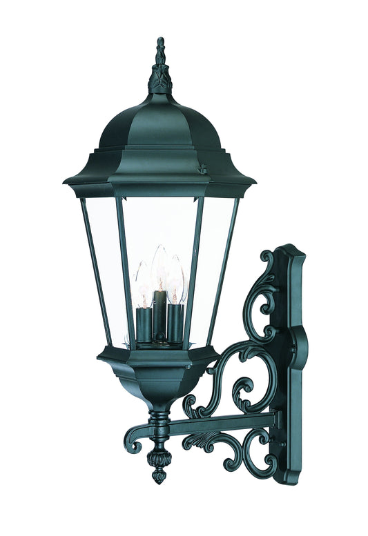 Richmond 3-Light Matte Black Wall Light