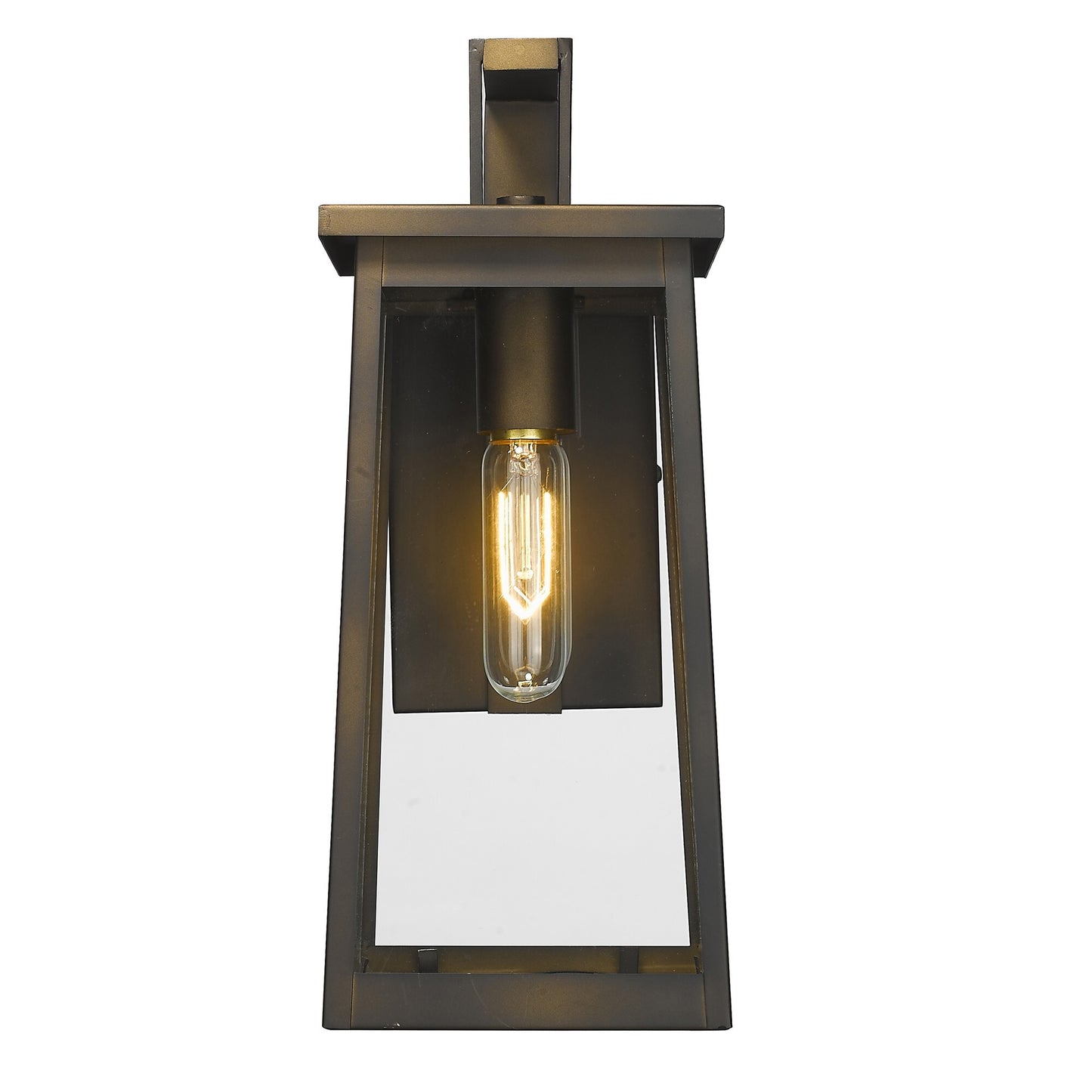 Burnished Bronze Contempo Elongated Outdoor Wall Light