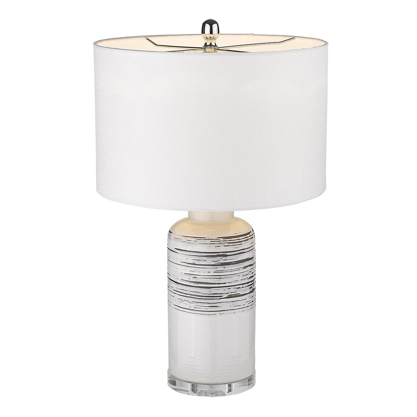 Trend Home 1-Light Polished Nickel Table Lamp