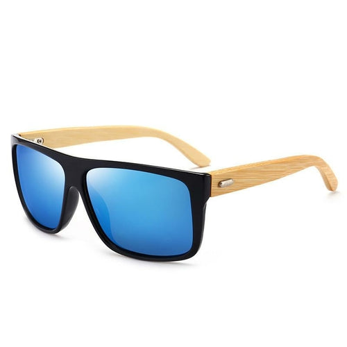 Bamboo legs glass new style retro outdoor fashion sunglasses