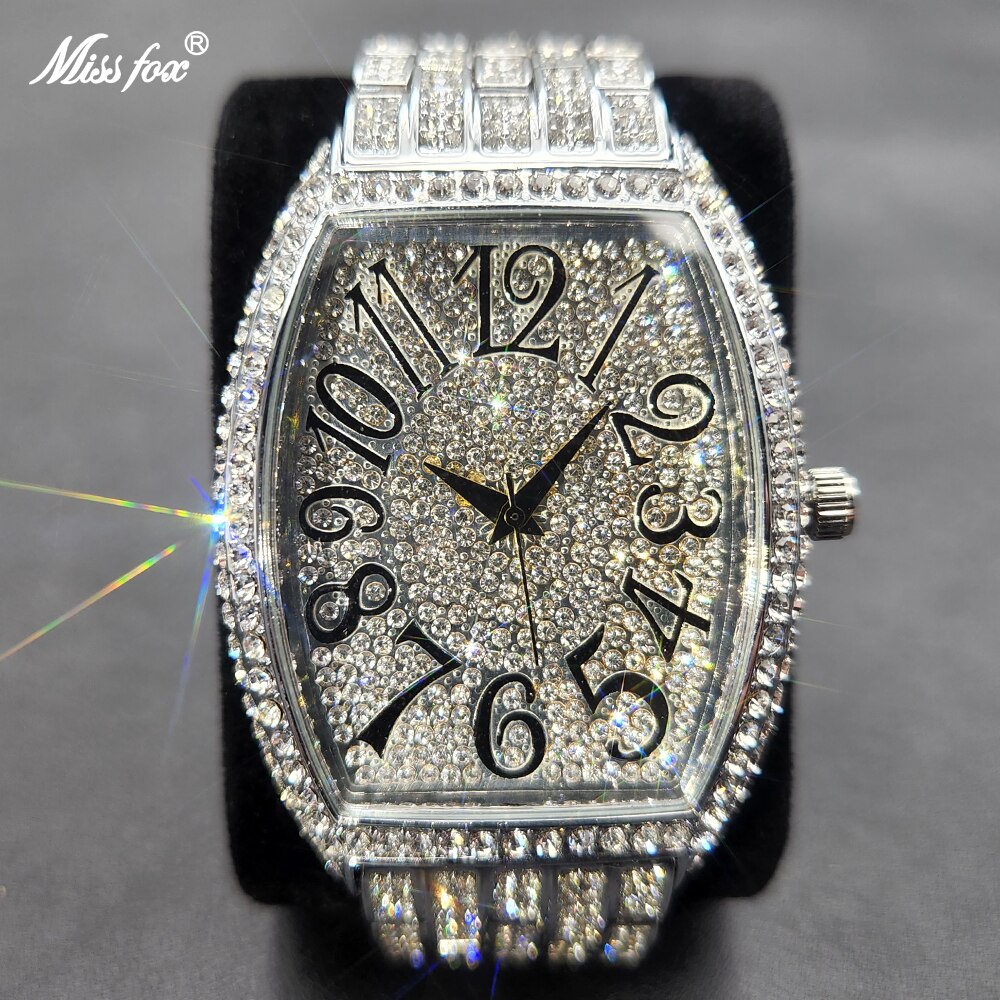 Popular Tonneau Diamond Watch