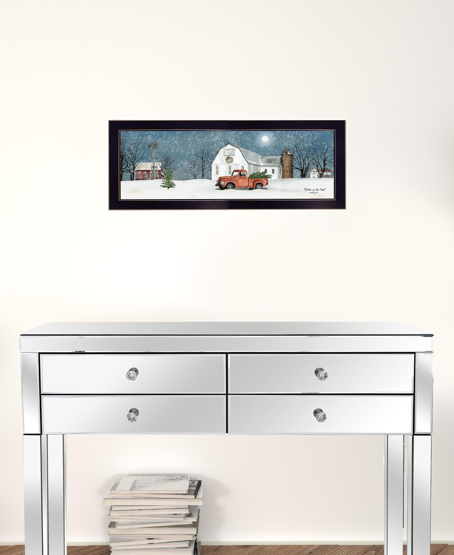 Set Of Four Billy Jacobs Four Seasons Collection V Black Frame 3 Black Framed Print Wall Art