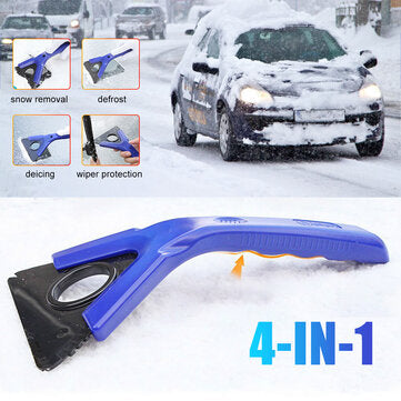 4-IN-1 Car Snow Shovel Ice Scraper Vehicle Winter Snow Broom Removal Tool Shovel