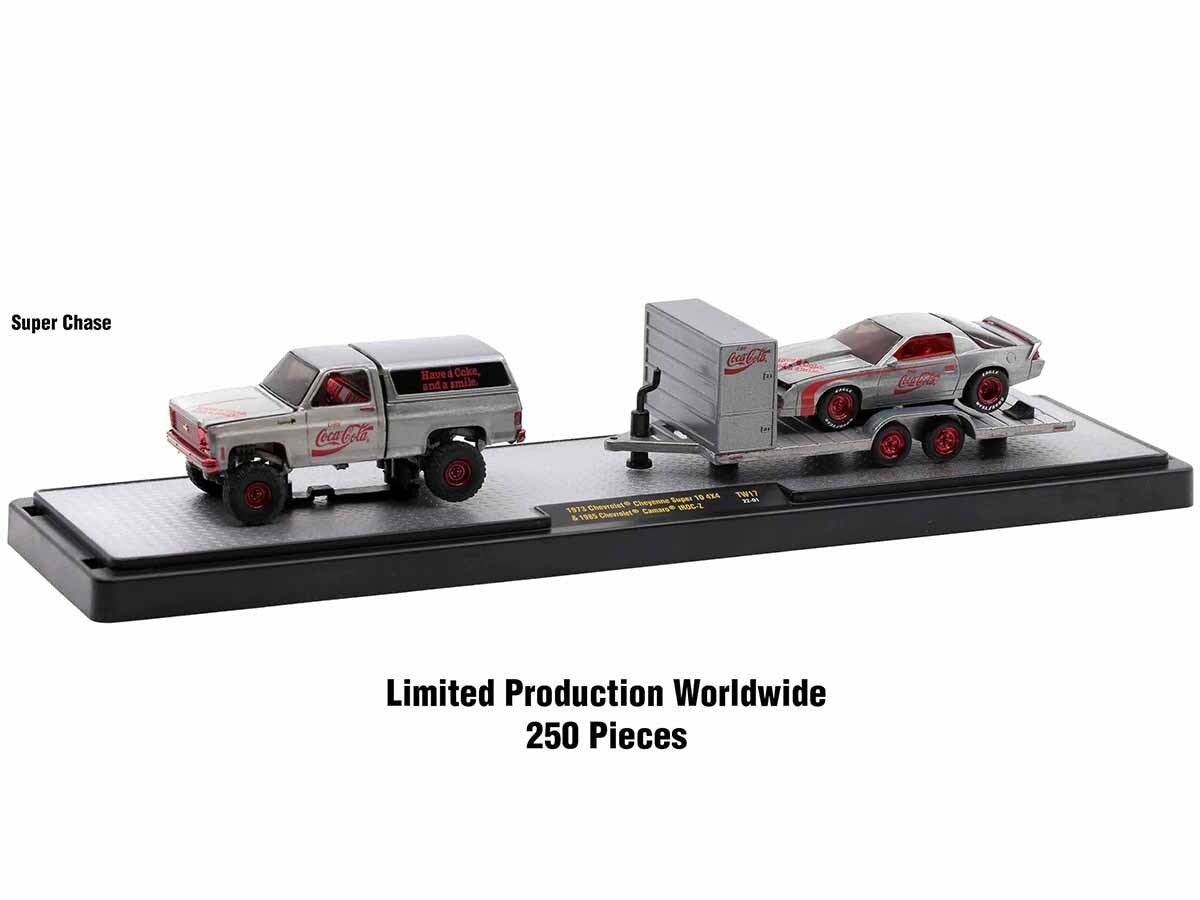 Auto Haulers "Coca-Cola" Set of 3 pieces Release 17 Limited Edition to 8400 pieces Worldwide 1/64 Diecast Models by M2 Machines