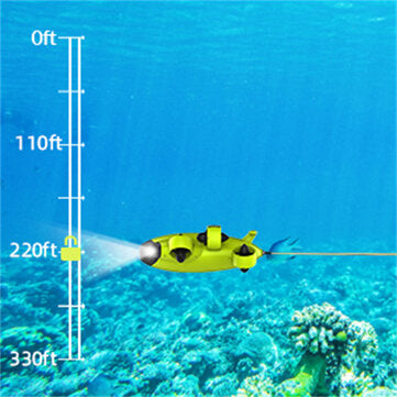 FIFISH V6 Underwater Robot with 4K UHD Camera AR VISION LOCK 4 Hours Working Time Head Tracking Immersive VR Control Underwater Drone