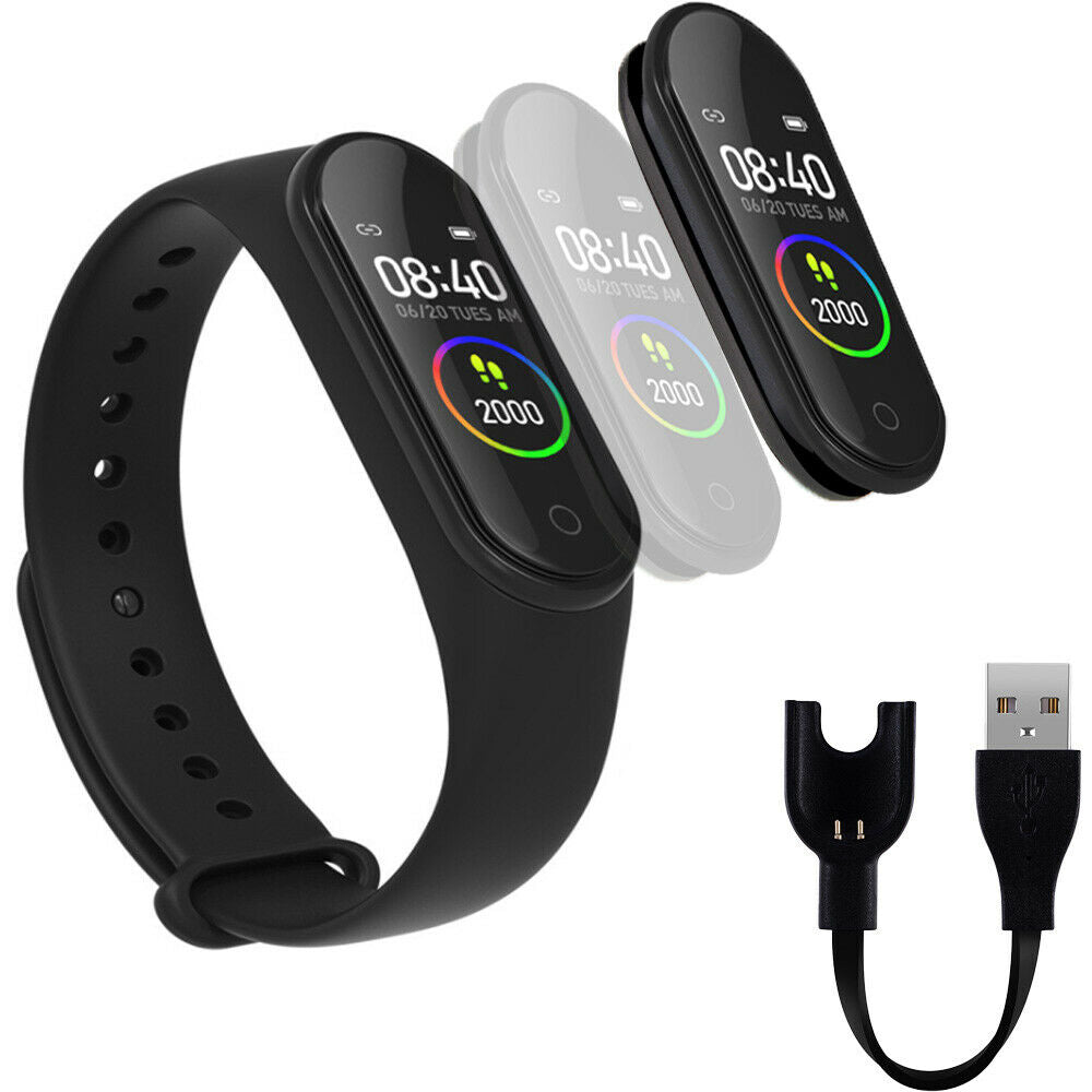 SmartWatch Band Blood Pressure Bracelet Wristband Fitness Tracker Heart Rate