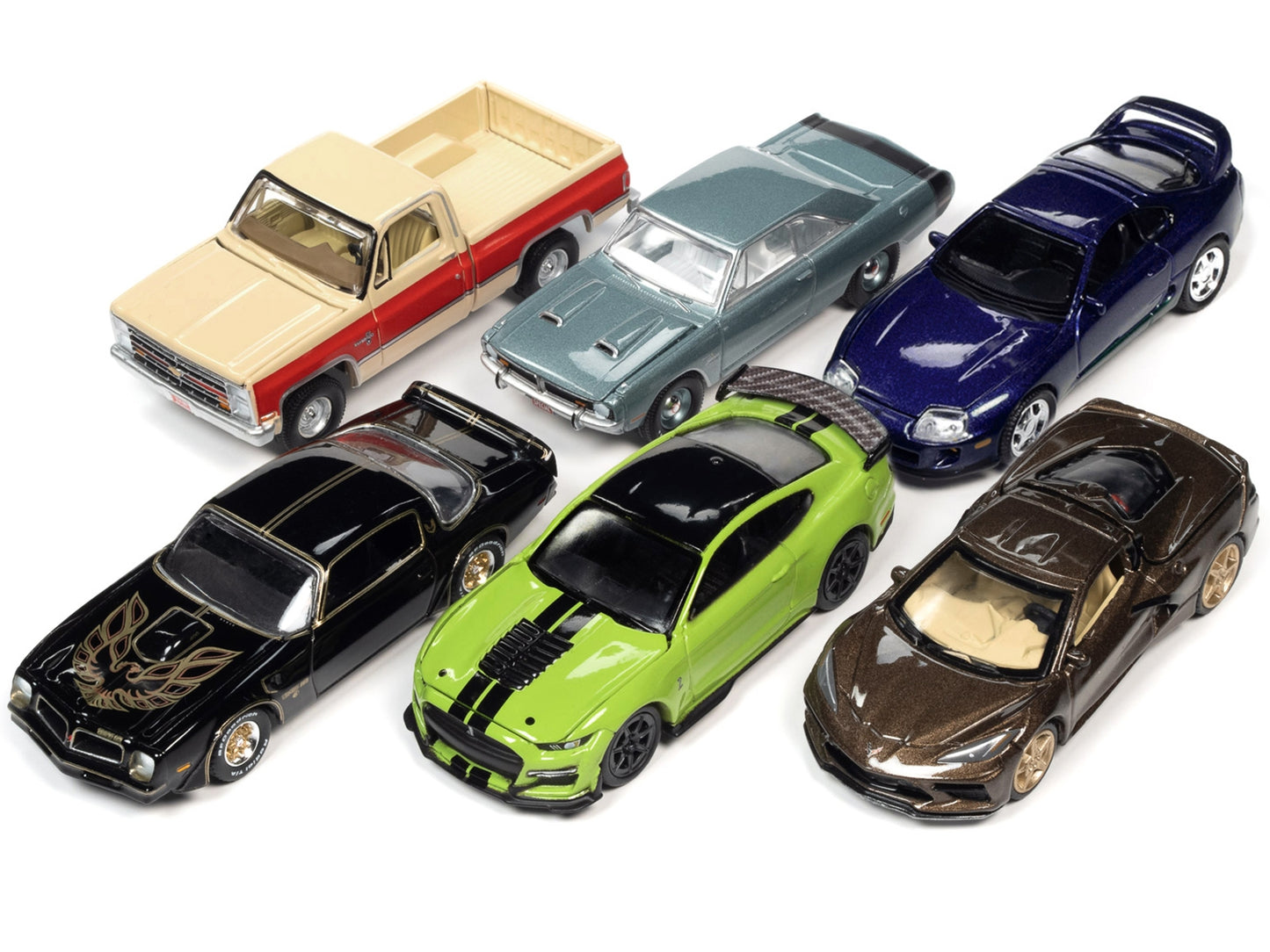 Auto World Premium 2022 Set A of 6 pieces Release 2 1/64 Diecast Model Cars by Auto World