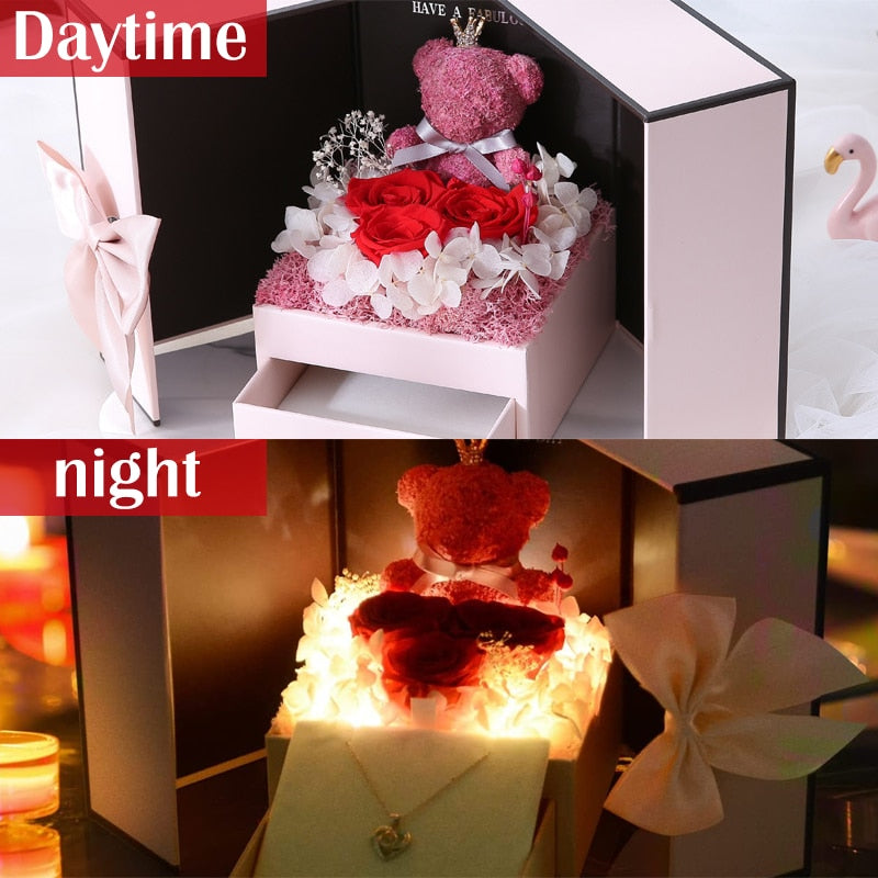 Eternal Rose Flower Gift Box