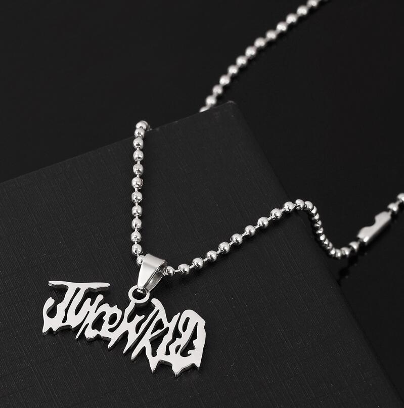 Hip Hop Rapper Letter Pendant Necklace