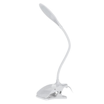 1pcs Flexible LED Desk Clip-on Lamp Bed Beside Eye Protection Reading USB Table Light Banggood Dropship