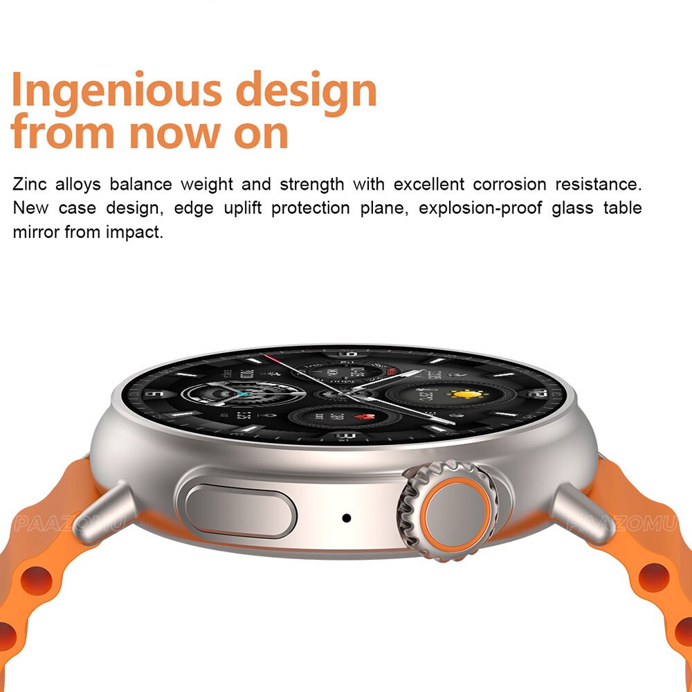 AMOLED 1.6 Inch Smart Watch for Men, Women and Kids