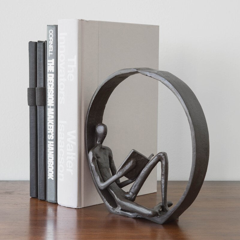 Serene Reader Sculpture Home Decor