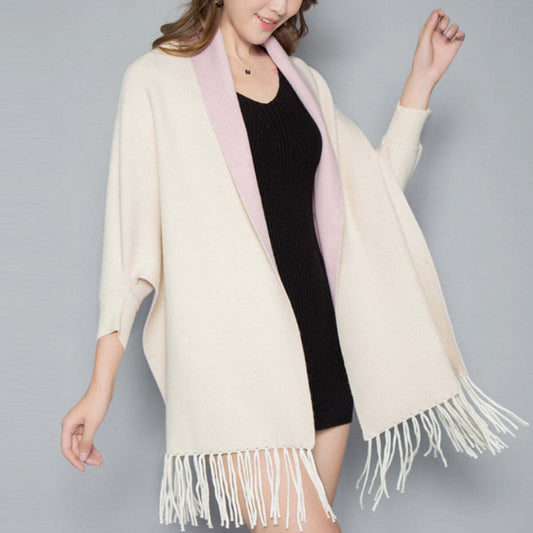 Aesthetica Two-Toned Shawl Coat W2B