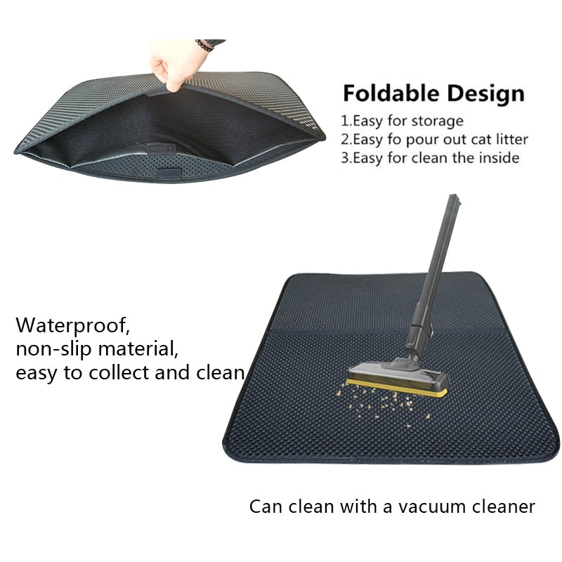 Waterproof and Non-slip Cat Litter Mat