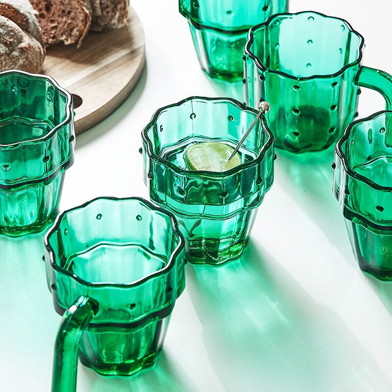 Nordic Cactus Stackable Glass Set