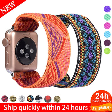 Nylon Loop Strap for Apple Watch Band