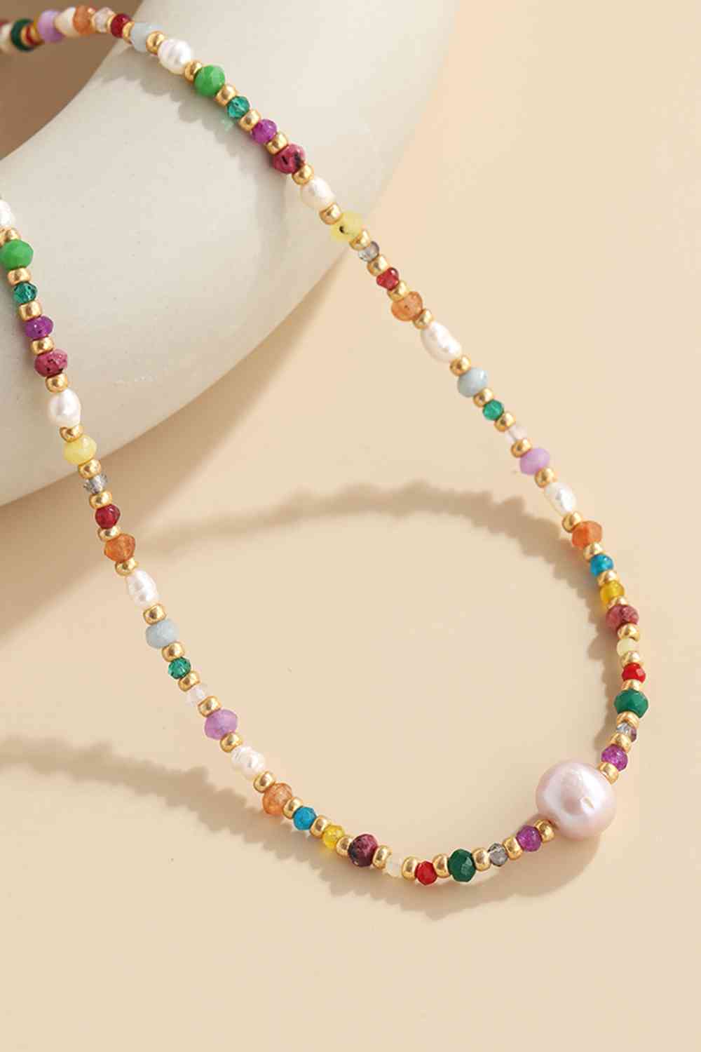 Multicolored Bead Necklace