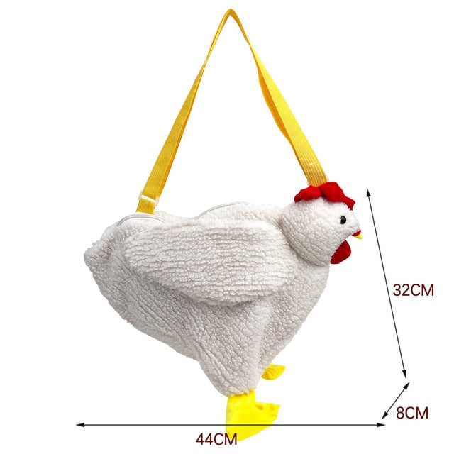 Cartoon Chicken Shoulder Bag