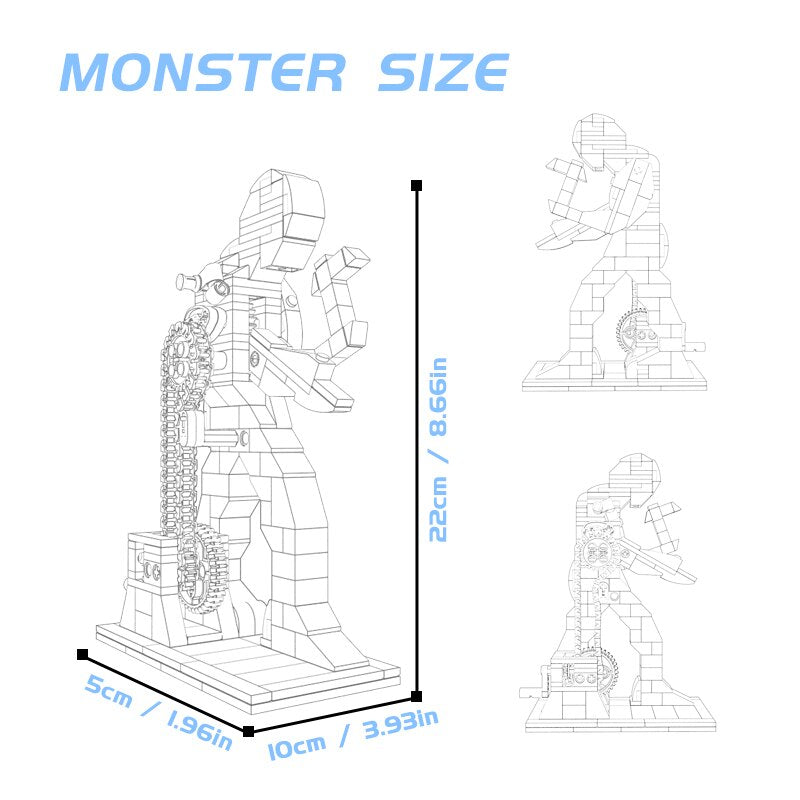 Sisyphus Automata (Non-Motorized) Building Blocks Set