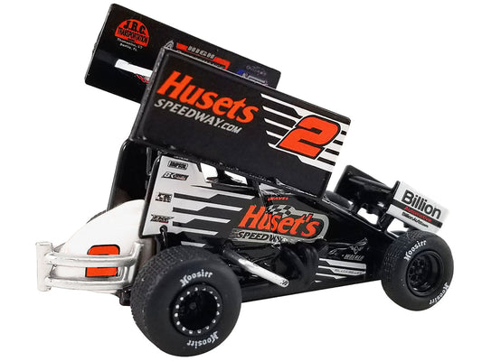 Winged Sprint Car #2 David Gravel "Huset's Speedway" Big Game Motorsports "World of Outlaws" (2022) 1/64 Diecast Model Car by ACME