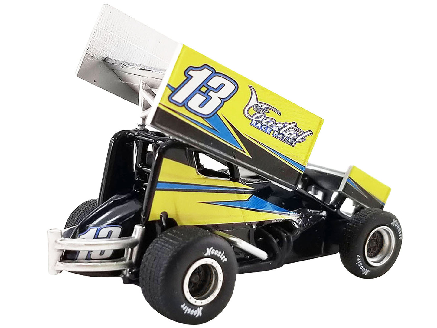 Winged Sprint Car #13 Justin Peck "Coastal Race Parts" Buch Motorsports "World of Outlaws" (2022) 1/64 Diecast Model Car by ACME