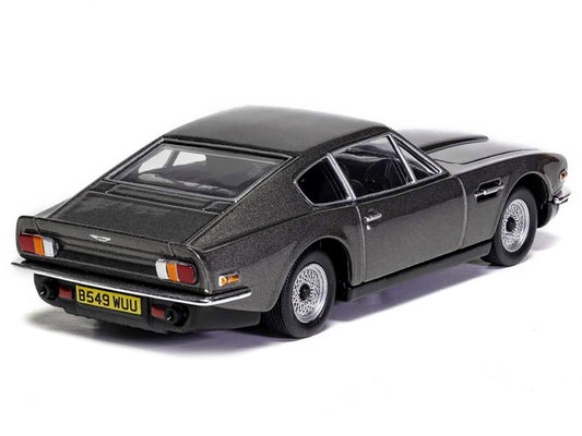 Aston Martin V8 RHD (Right Hand Drive) Black Metallic James Bond 007 "No Time To Die" (2021) Movie Diecast Model Car by Corgi