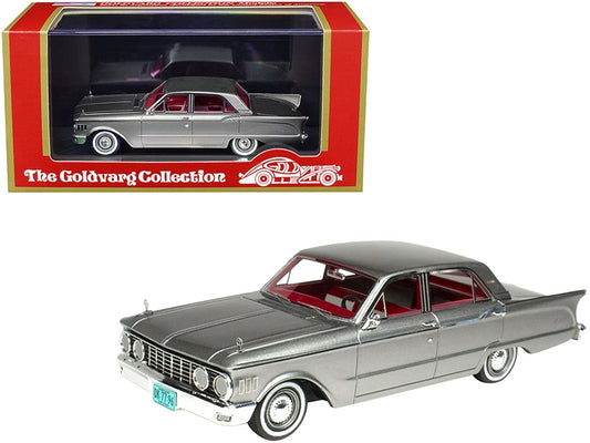 1961 Mercury Comet Sheffield Gray Metallic with Red Interior Limited Edition to 200 pieces Worldwide 1/43 Model Car by Goldvarg Collection