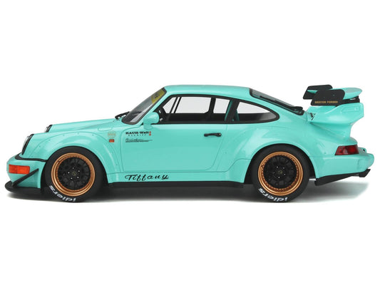 2015 RWB Bodykit "Tiffany" Tiffany Blue 1/18 Model Car by GT Spirit