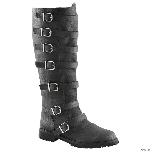 Distressed boots-black sz 8-9 W2B