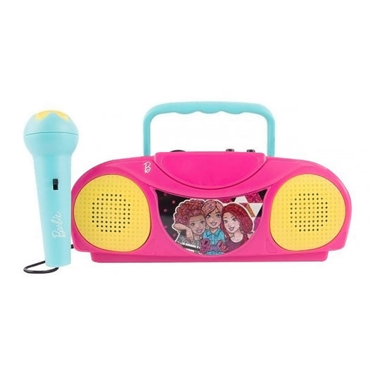 Barbie Portable Radio Karaoke with Microphone Barbie