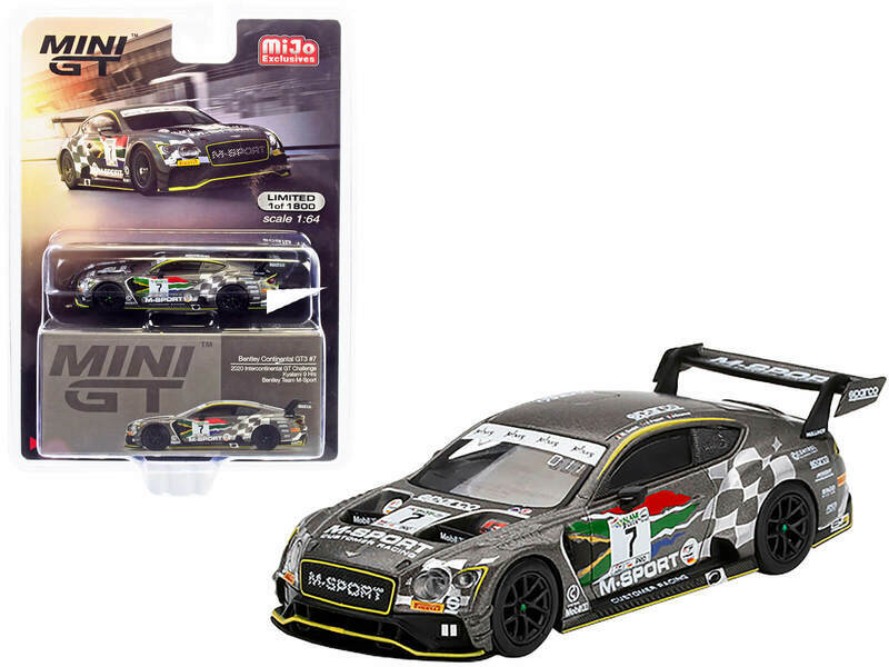 Bentley Continental GT3 RHD (Right Hand Drive) #7 "Bentley Team M-Sport" Kyalami 9 Hours Intercontinental GT Challenge (2020) Limited Edition to 1800 pieces Worldwide 1/64 Diecast Model Car